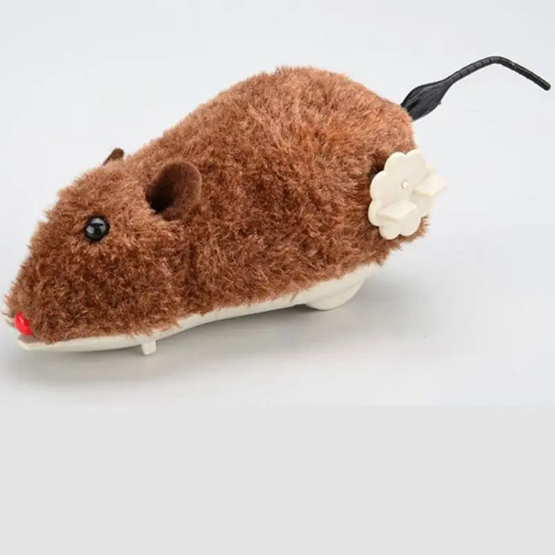 Lifelike Plush Mouse Running Rat Toy for Cats & Dogs